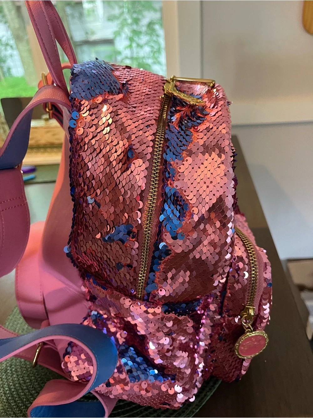 Loungefly Disney Princess Aurora Sleeping Beauty Reversible Sequin Backpack